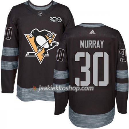 Miehille NHL Pittsburgh Penguins Pelipaita Matt Murray 30 1917-2017 100th Anniversary Adidas Musta Authentic